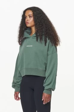Dorothy Cropped Oversized Hoodie Vintage Washed Garden Green 10 Dorothy Cropped Oversized Hoodie Vintage Washed Garden Green -Pegador® PGDR BUILD TO LAST E COMMERCE WMNS 153510614