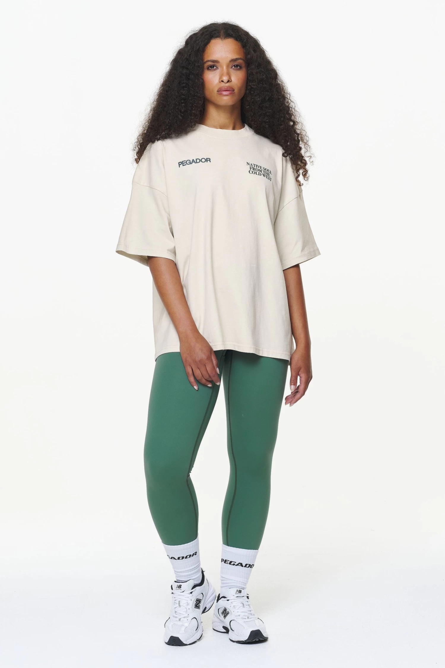 Cadogan Heavy Oversized Tee Vintage Washed Bone White 4 Cadogan Heavy Oversized Tee Vintage Washed Bone White - Image 2