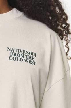 Cadogan Heavy Oversized Tee Vintage Washed Bone White 12 Cadogan Heavy Oversized Tee Vintage Washed Bone White -Pegador® PGDR BUILD TO LAST E COMMERCE WMNS 153510873