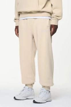 Logo Heavy Sweat Jogger Vintage Washed Kingdom Beige -Pegador® PGDR BUILD TO LAST PANTS MENS0158 1