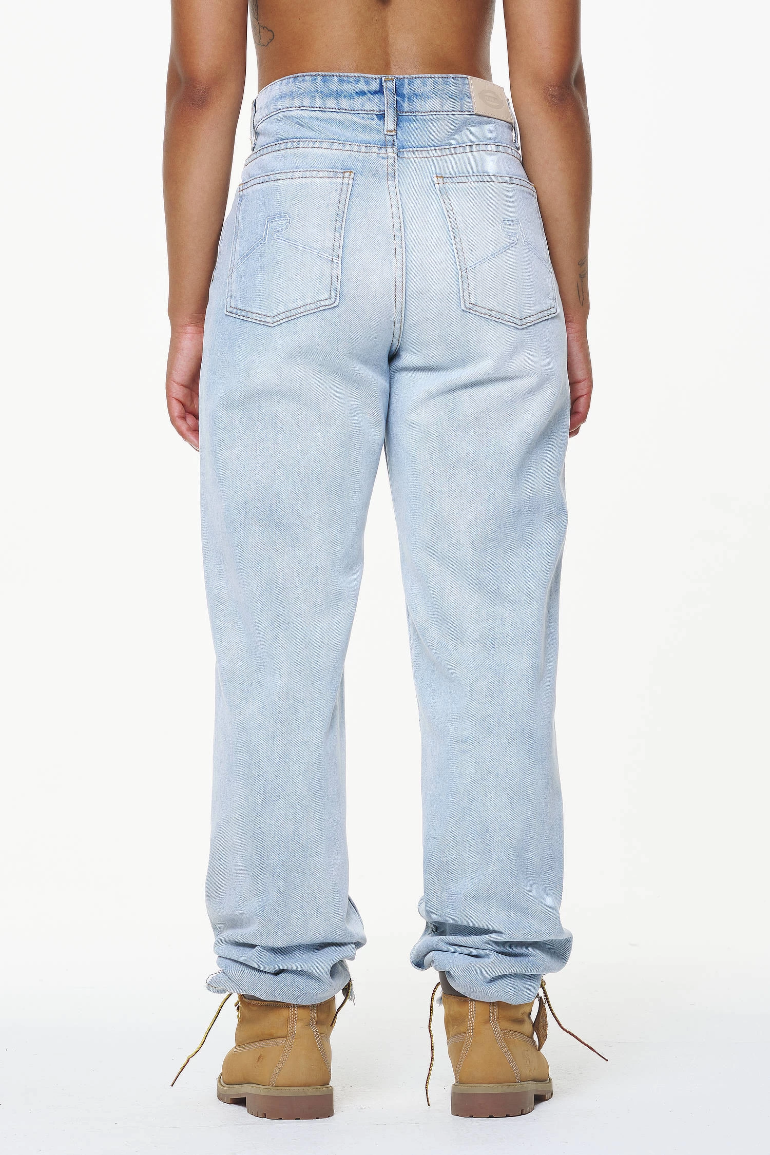 Terrance Wide Jeans Washed Light Blue 6 Terrance Wide Jeans Washed Light Blue - Image 4