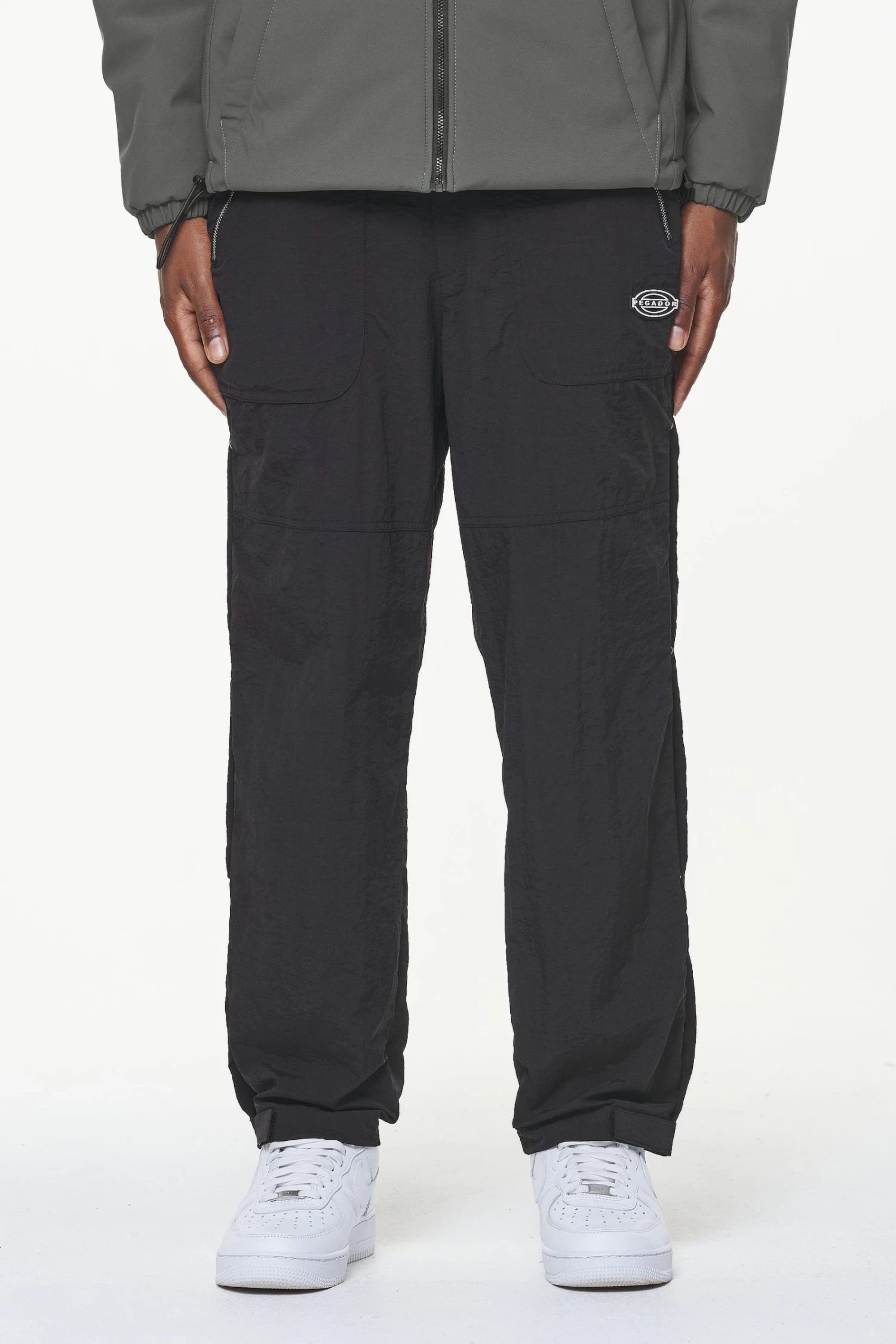 Cassidy Wide Tech Pants Onyx Black 3 Cassidy Wide Tech Pants Onyx Black