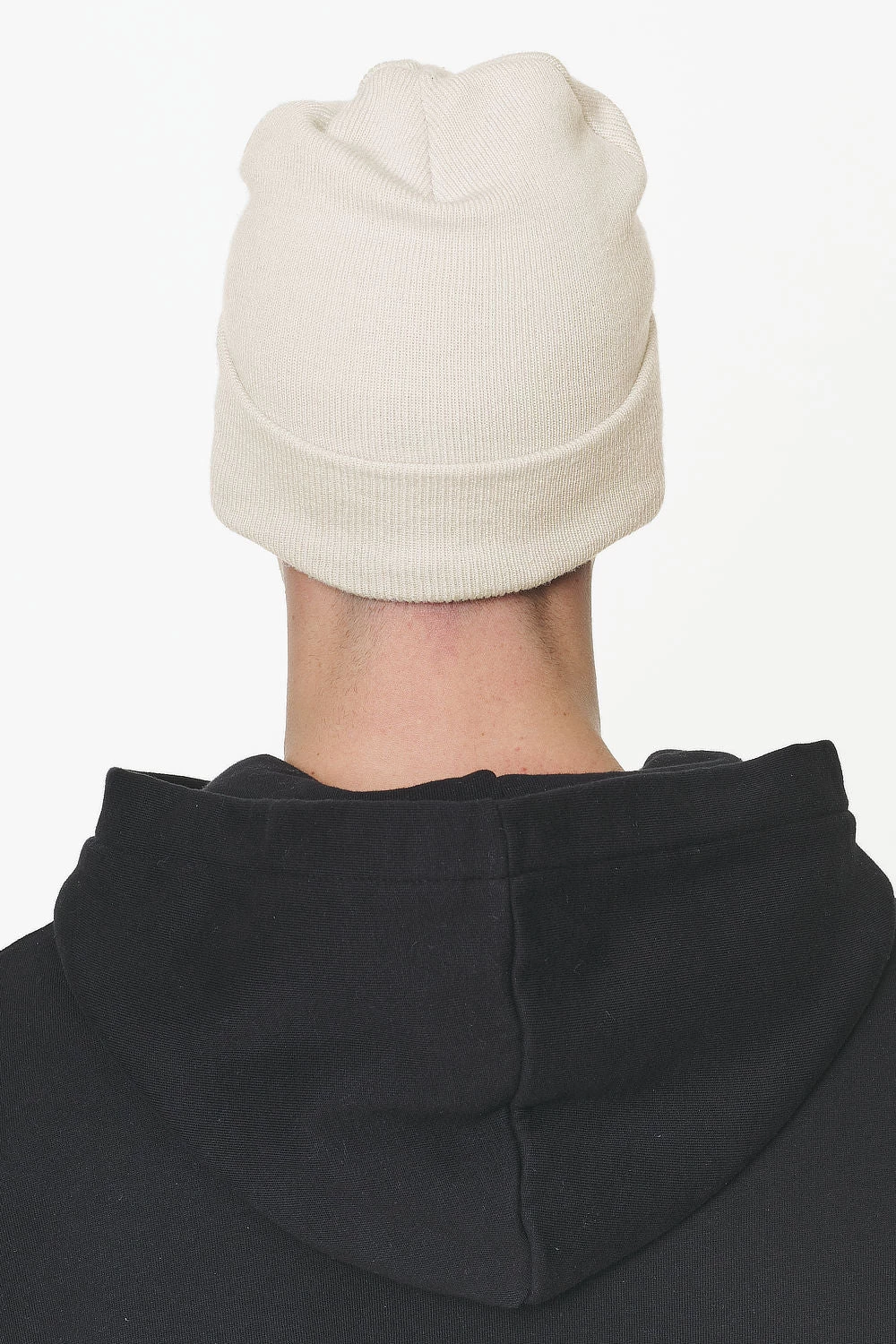 Logo Beanie Kingdom Beige White 5 Logo Beanie Kingdom Beige White - Image 3