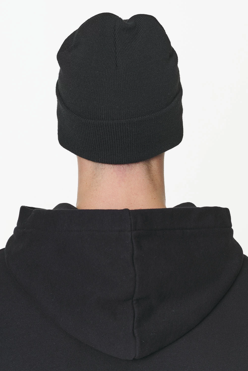 Logo Beanie Black White 5 Logo Beanie Black White - Image 3