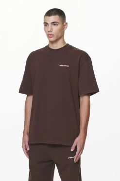 Logo Oversized Tee Washed Oak Brown Gum -Pegador® PGDR DND E COMMERCE MENS DAY 158617
