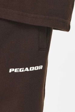 Logo Heavy Sweat Jogger Washed Oak Brown Gum -Pegador® PGDR DND E COMMERCE MENS DAY 158631