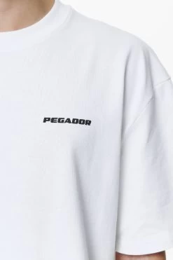 Logo Oversized Tee White Gum -Pegador® PGDR DND E COMMERCE MENS DAY 158659
