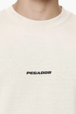 Logo Boxy Tee Washed Dust Cream Gum -Pegador® PGDR DND E COMMERCE MENS DAY 158826