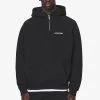 Logo Oversized Halfzip Hoodie Black Gum 1 Logo Oversized Halfzip Hoodie Black Gum -Pegador® PGDR DND E COMMERCE MENS DAY 158851