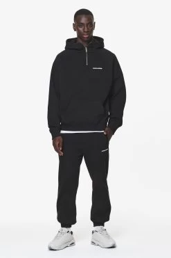 Logo Oversized Halfzip Hoodie Black Gum -Pegador® PGDR DND E COMMERCE MENS DAY 158855 2