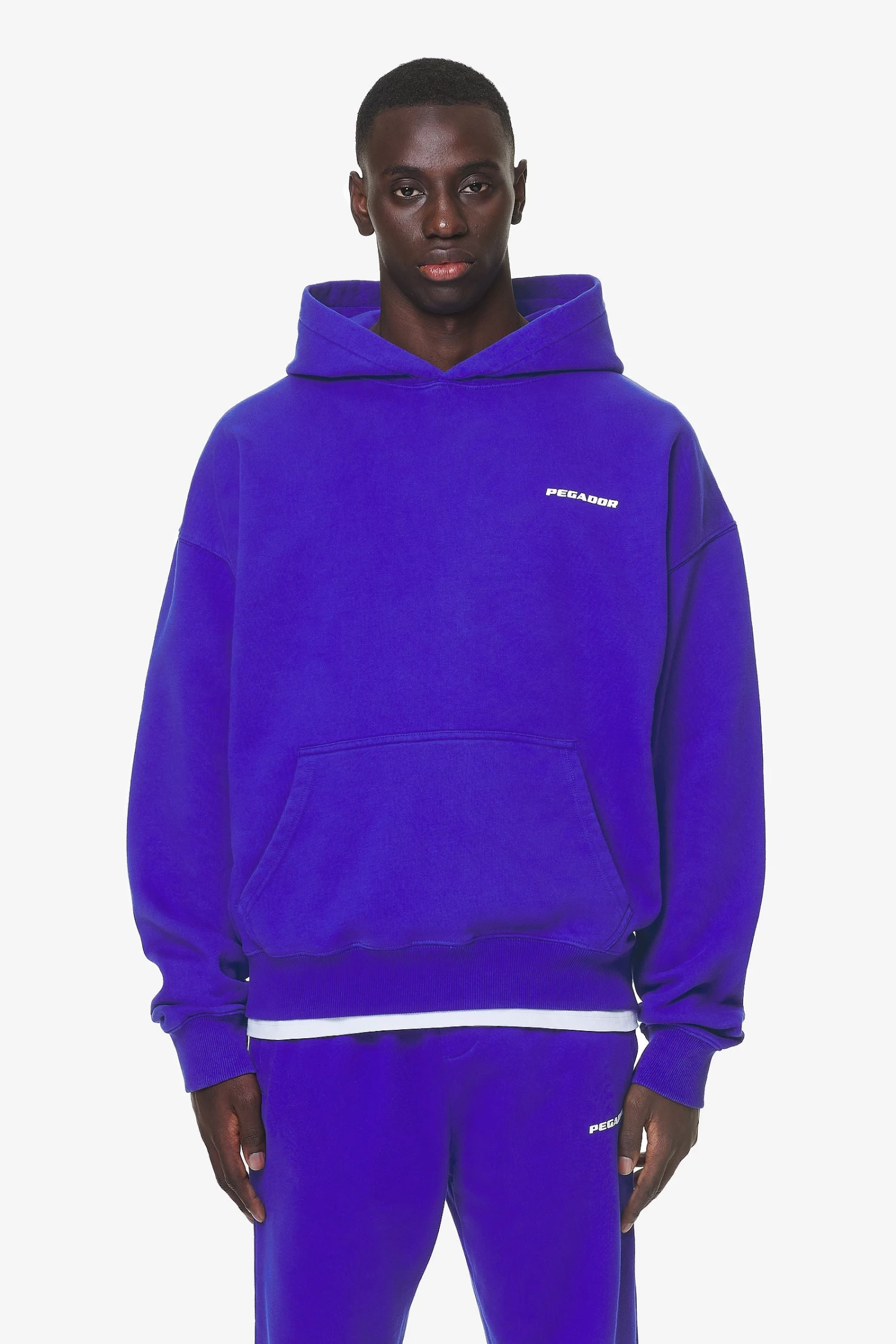 Logo Oversized Hoodie Washed Endless Blue Gum 3 Logo Oversized Hoodie Washed Endless Blue Gum