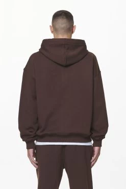Logo Oversized Sweat Jacket Washed Oak Brown Gum -Pegador® PGDR DND E COMMERCE MENS DAY 159107
