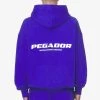 Colne Logo Oversized Hoodie Washed Endless Blue -Pegador® PGDR DND E COMMERCE MENS DAY 159319