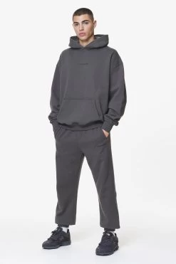 Colne Logo Oversized Hoodie Washed Volcano Grey -Pegador® PGDR DND E COMMERCE MENS DAY 159461