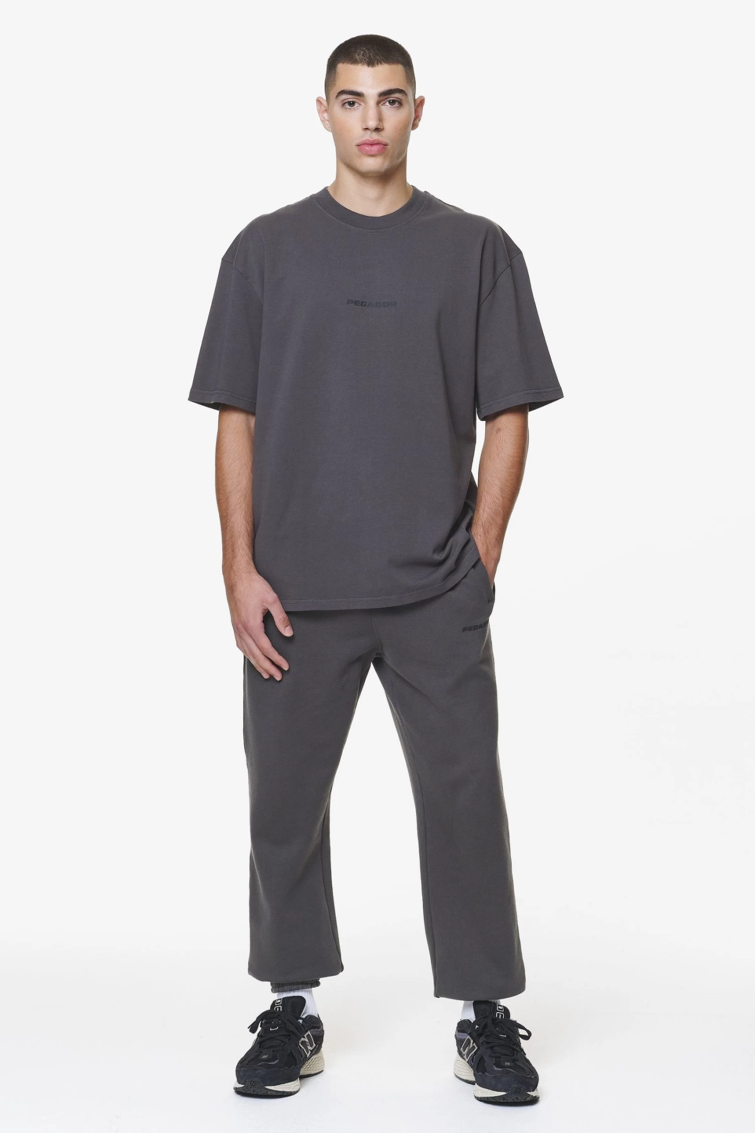 Colne Logo Oversized Tee Washed Volcano Grey 4 Colne Logo Oversized Tee Washed Volcano Grey - Image 2