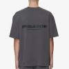Colne Logo Oversized Tee Washed Volcano Grey -Pegador® PGDR DND E COMMERCE MENS DAY 159631