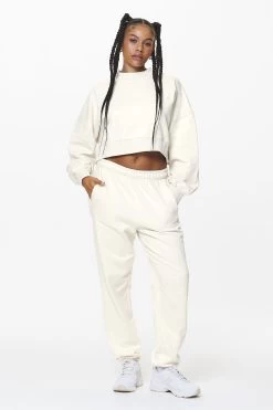 Londa Cropped Oversized Sweater Washed Salty Cream Gum 8 Londa Cropped Oversized Sweater Washed Salty Cream Gum -Pegador® PGDR DND E COMMERCE WMNS56701