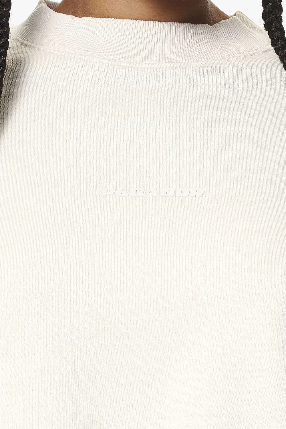 Londa Cropped Oversized Sweater Washed Salty Cream Gum 7 Londa Cropped Oversized Sweater Washed Salty Cream Gum - Image 5