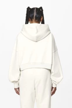 Marla Cropped Zip Hoodie Washed Salty Cream Gum 10 Marla Cropped Zip Hoodie Washed Salty Cream Gum -Pegador® PGDR DND E COMMERCE WMNS56723