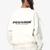 Aelva Logo Heavy Oversized Crew Neck Washed Salty Cream 1 Aelva Logo Heavy Oversized Crew Neck Washed Salty Cream -Pegador® PGDR DND E COMMERCE WMNS56853