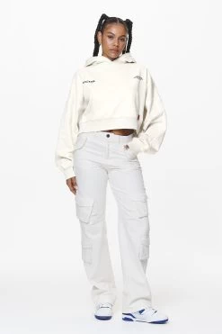 Vrena Oversized Cropped Hoodie Washed Salty Cream 11 Vrena Oversized Cropped Hoodie Washed Salty Cream -Pegador® PGDR DND E COMMERCE WMNS57161
