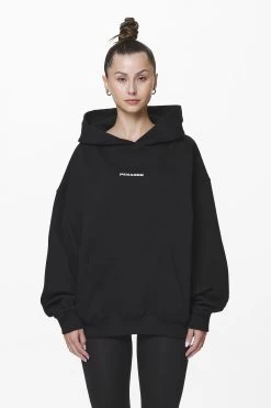 Atna Logo Oversized Hoodie Black -Pegador® PGDR DND E COMMERCE WMNS57174