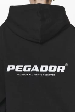 Atna Logo Oversized Hoodie Black -Pegador® PGDR DND E COMMERCE WMNS57190