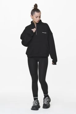 Vuku Logo Oversized Halfzip Black -Pegador® PGDR DND E COMMERCE WMNS57248