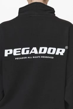 Vuku Logo Oversized Halfzip Black -Pegador® PGDR DND E COMMERCE WMNS57255