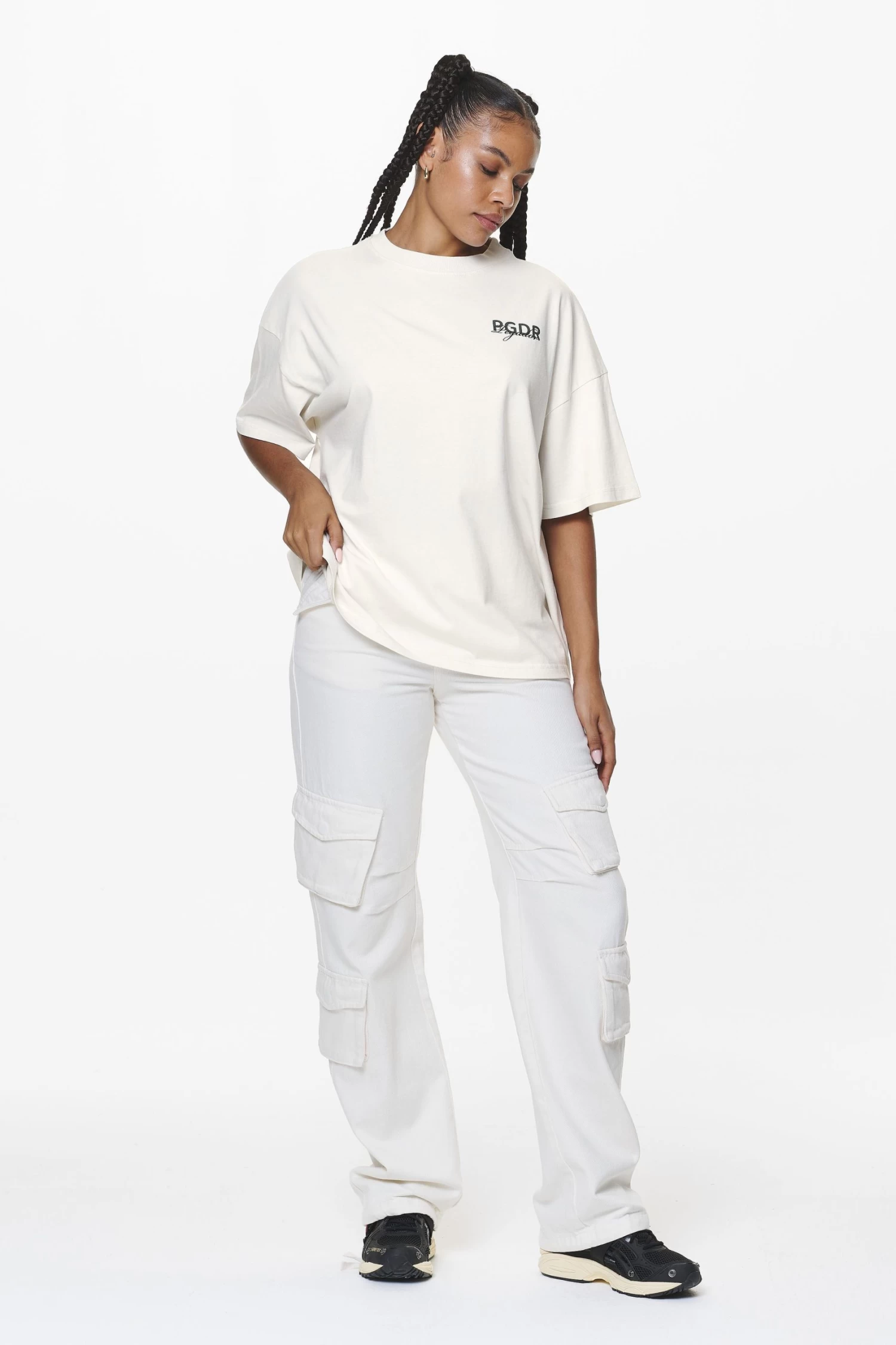 Sona Heavy Oversized Tee Washed Salty Cream 4 Sona Heavy Oversized Tee Washed Salty Cream - Image 2