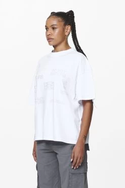 Groven Heavy Oversized Tee White -Pegador® PGDR DND E COMMERCE WMNS DAY 258300