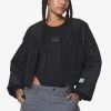 Floro Volume Puffer Bomber Jacket Black