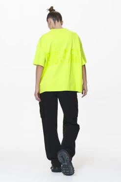 Groven Heavy Oversized Tee Washed Lime Yellow -Pegador® PGDR DND E COMMERCE WMNS DAY 258471