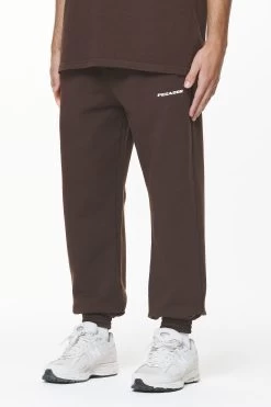 Logo Heavy Sweat Jogger Washed Oak Brown Gum -Pegador® PGDR DO NOT DISTURB E COMMERCE PANTS MENS3331