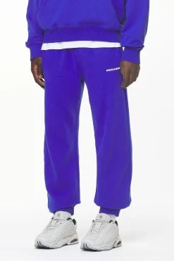 Logo Heavy Sweat Jogger Washed Endless Blue Gum 9 Logo Heavy Sweat Jogger Washed Endless Blue Gum -Pegador® PGDR DO NOT DISTURB E COMMERCE PANTS MENS3469