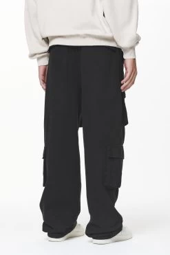 Bantam Wide Cargo Pants Black -Pegador® PGDR DO NOT DISTURB E COMMERCE PANTS MENS3512