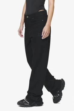 Moi Wide Jeans Black