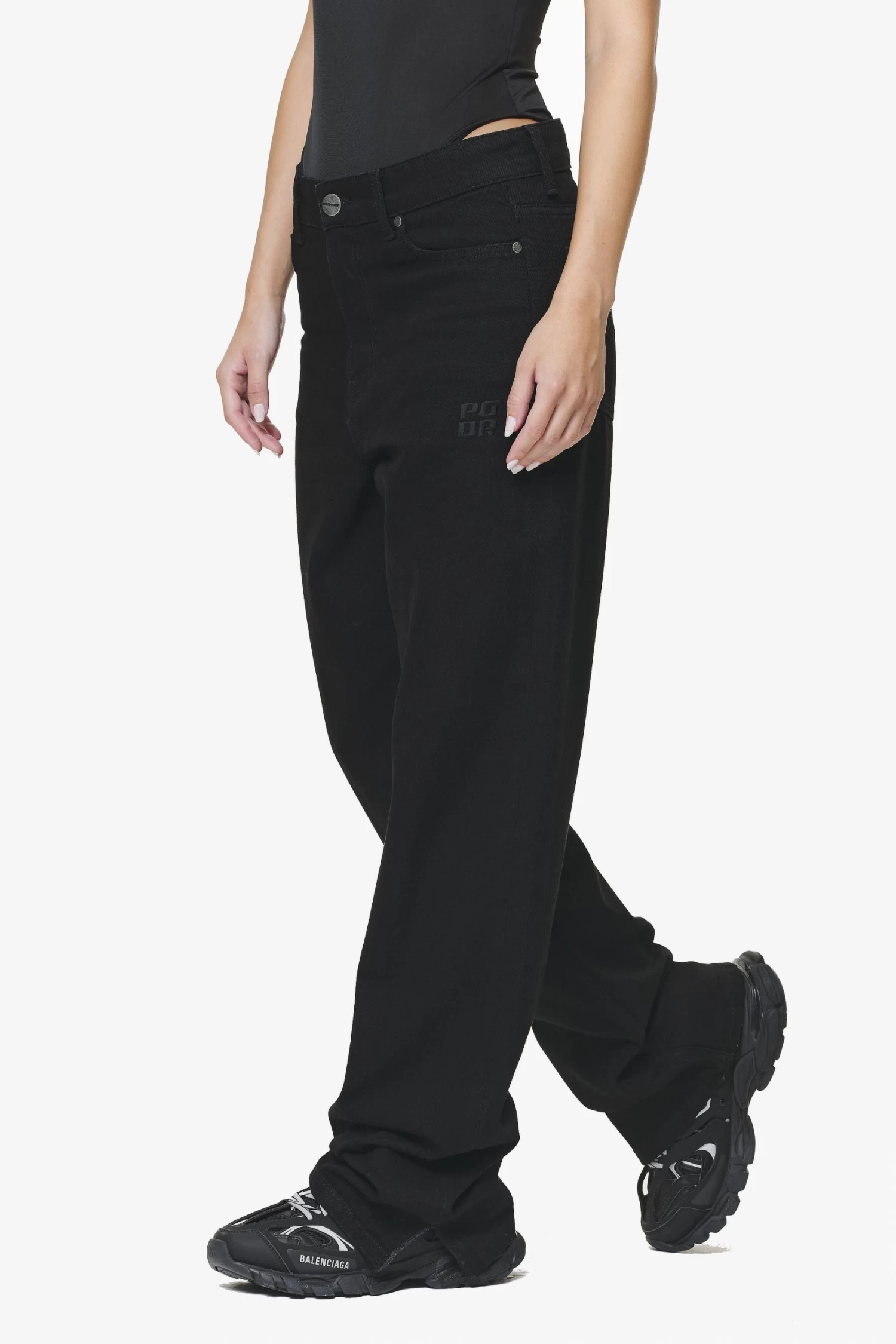 Moi Wide Jeans Black 3 Moi Wide Jeans Black