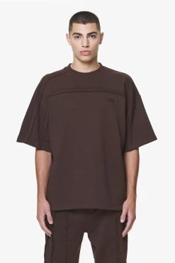 Abart Inside Out Boxy Tee Washed Oak Brown
