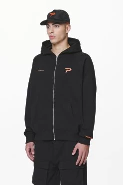 Barone Raglan Sweat Jacket Black -Pegador® PGDR DO NOT DISTURB E COMMERCE DAY 260208