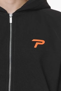 Barone Raglan Sweat Jacket Black -Pegador® PGDR DO NOT DISTURB E COMMERCE DAY 260223