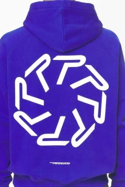 Barone Raglan Hoodie Washed Endless Blue -Pegador® PGDR DO NOT DISTURB E COMMERCE DAY 260268