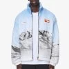 Vulcan Teddy Jacket Blue White