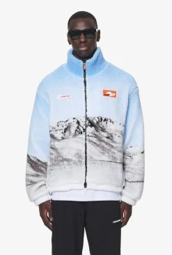 Vulcan Teddy Jacket Blue White -Pegador® PGDR DO NOT DISTURB E COMMERCE DAY 260275