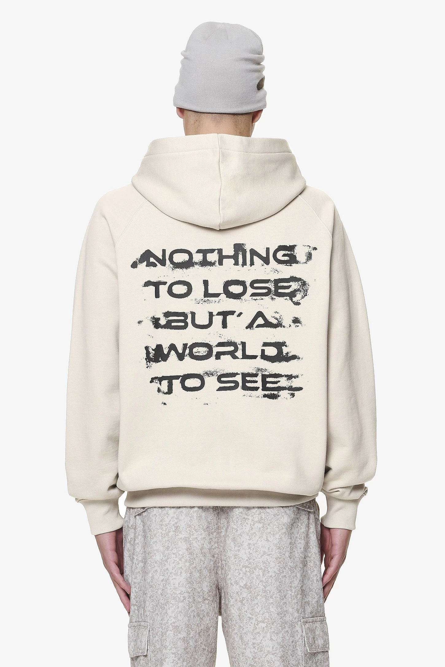 Condor Raglan Sweat Jacket Washed Dust Cream 3 Condor Raglan Sweat Jacket Washed Dust Cream