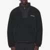 Fierro Teddy Halfzip Sweater Black -Pegador® PGDR DO NOT DISTURB E COMMERCE DAY 260428