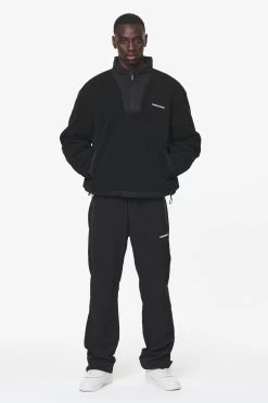 Fierro Teddy Halfzip Sweater Black -Pegador® PGDR DO NOT DISTURB E COMMERCE DAY 260434