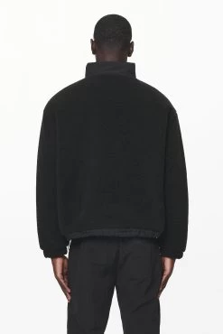 Fierro Teddy Halfzip Sweater Black -Pegador® PGDR DO NOT DISTURB E COMMERCE DAY 260446