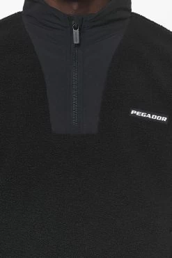Fierro Teddy Halfzip Sweater Black -Pegador® PGDR DO NOT DISTURB E COMMERCE DAY 260448