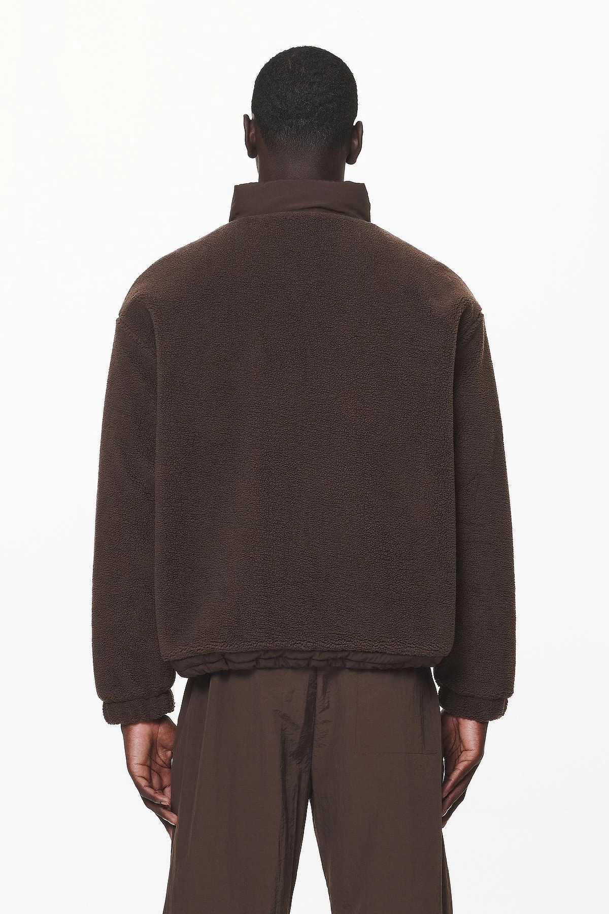 Fierro Teddy Halfzip Sweater Oak Brown 6 Fierro Teddy Halfzip Sweater Oak Brown - Image 4